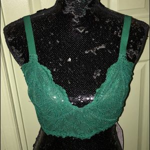 Free People Bralette Green NWT